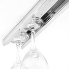 Suporte Porta Taças Teto -inox -50 Cm-para Taças Base 8 Cm