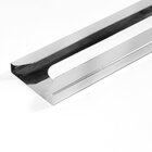 Suporte Porta Taças Teto Prateleira Vidro 40cm Inox-base 7.8cm