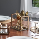 Suporte Porta Talheres De Mesa Frame Organizador Elegante Dou