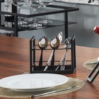 Suporte Porta Talheres De Mesa Frame Organizador Elegante Pre