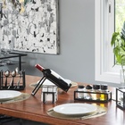 Suporte Porta Talheres De Mesa Frame Organizador Elegante Pre