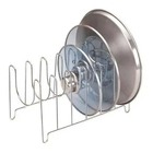 Suporte Porta Tampas Panela Formas Organizador Cromado Arthi