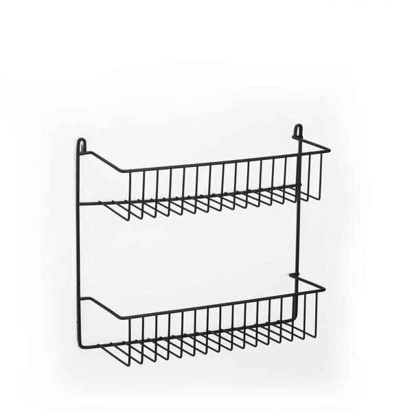 Suporte Porta Tempero Fixar Armário Ou Parede Duplo