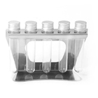 Suporte Porta Temperos Inox Com 5 Tubetes De Balcão