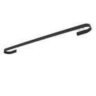 Suporte Porta Toalha Banho Parede Banheiro Quadrado Preto