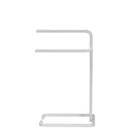 Suporte Porta Toalha Branco De Rosto Duplo Para Bancada De Ba