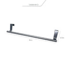 Suporte Porta Toalha De Banho Toalheiro Reto Aço Inox