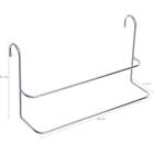 Suporte Porta Toalha Toalheiro Duplo Cromado Para Box Banho