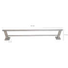 Suporte Porta Toalhas De Banho Duplo 60cm Toalheiro De Parede