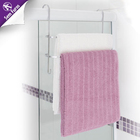 Suporte Porta Toalhas Duplo Em Aço Toalheiro Box De Banheiro