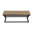 Suporte Porta Toalhas Em Metalon C/ Prateleira P/ Decoração M