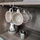 Suporte Porta Xícaras Aramado Organizador De Armário Encaixe