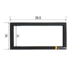 Suporte Prateleira 25 Cm Preto Par