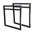 Suporte Prateleira 25 Cm Preto Par