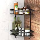 Suporte Prateleira De Canto Shampoo Condicionador Sabonete Ba