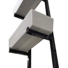 Suporte Prateleira Ferro Jardim Vertical e 3 Floreiras Cinza