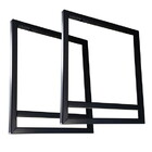 Suporte Prateleira Fixação Teto 25 Cm Preto Par