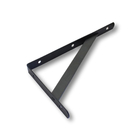 Suporte Prateleira Mão Francesa Reforçada Preta 50cm - Loth