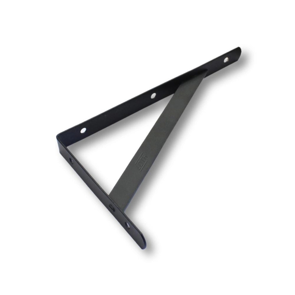 Suporte Prateleira Mão Francesa Reforçada Preta 50cm - Loth