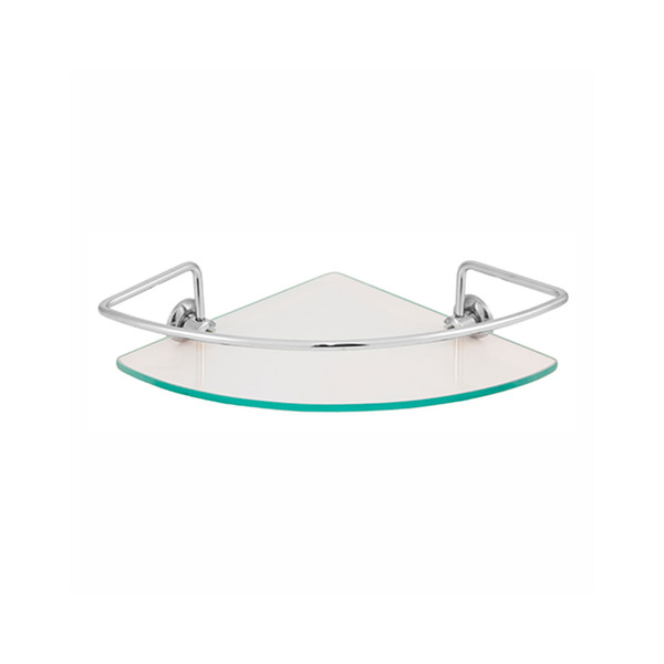 Suporte Prateleira Porta Shampoo De Canto Em Vidro Temperado