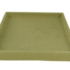 Suporte Prato Vaso 30x30 Quadrado Polietileno - Areia 001