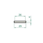 Suporte Prato Vaso 30x30 Quadrado Polietileno - Azul Arara 009