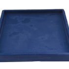 Suporte Prato Vaso 30x30 Quadrado Polietileno - Azul Escuro 0
