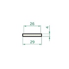 Suporte Prato Vaso 30x30 Quadrado Polietileno - Cinza Cimento