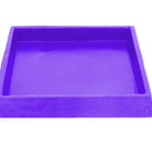Suporte Prato Vaso 35x35 Quadrado Polietileno - Lilas Violeta