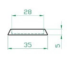 Suporte Prato Vaso 35x35 Quadrado Polietileno - Vinho Bordo 0