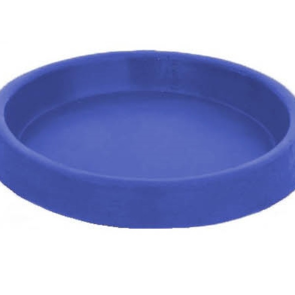 Suporte Prato Vaso 35x5 Redondo Polietileno - Azul Escuro 013