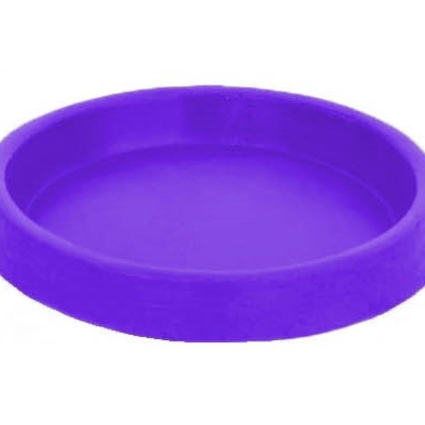 Suporte Prato Vaso 35x5 Redondo Polietileno - Lilas Violeta 0