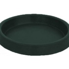 Suporte Prato Vaso 35x5 Redondo Polietileno - Preto 002