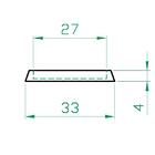 Suporte Prato Vaso 35x5 Redondo Polietileno - Preto 002