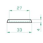 Suporte Prato Vaso 35x5 Redondo Polietileno - Rosa 022