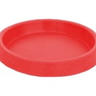 Suporte Prato Vaso 35x5 Redondo Polietileno - Vermelho Pau Br