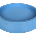 Suporte Prato Vaso 40x5 Redondo Polietileno - Azul Bebe 019