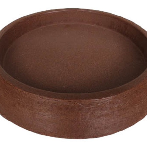 Suporte Prato Vaso 40x5 Redondo Polietileno - Ferrugem 017