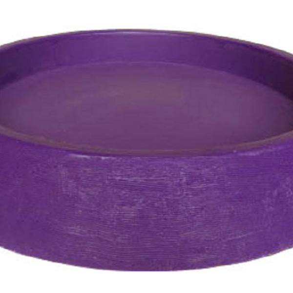 Suporte Prato Vaso 40x5 Redondo Polietileno - Lilas Violeta 0