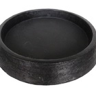 Suporte Prato Vaso 40x5 Redondo Polietileno - Preto 002