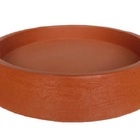 Suporte Prato Vaso 40x5 Redondo Polietileno - Terracota 016