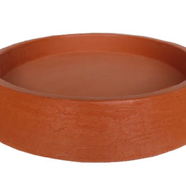 Suporte Prato Vaso 40x5 Redondo Polietileno - Terracota 016