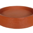 Suporte Prato Vaso 40x5 Redondo Polietileno - Terracota 016