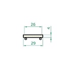 Suporte Prato Vaso Com Rodízios Silicone 30x30 Quadrado - Are