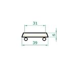 Suporte Prato Vaso Com Rodízios Silicone 40x5 Redondo - Lilas