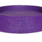 Suporte Prato Vaso Com Rodízios Silicone 40x5 Redondo - Lilas