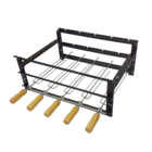 Suporte Preto Kit 5 Espetos