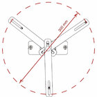 Suporte Projetor Datashow Teto Parede Braço 20 Cm Branco