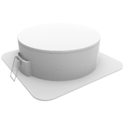 Suporte Quadrado De Embutir No Teto Compatível Com Alexa Echo