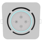 Suporte Quadrado De Embutir No Teto Compatível Com Alexa Echo